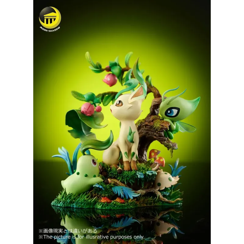 Pokemon Leafeon Group Moon Shadow Studio