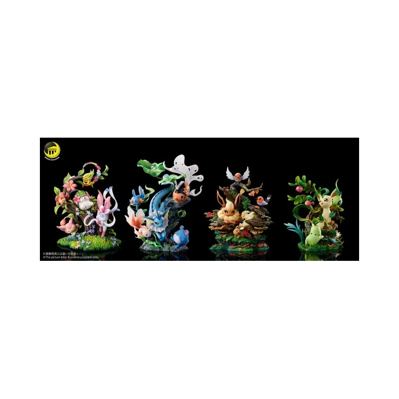 Pokemon Leafeon Group Moon Shadow Studio
