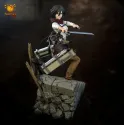 Attack On Titan The Basement Trio Mikasa & Armin & Eren Model Power Studio