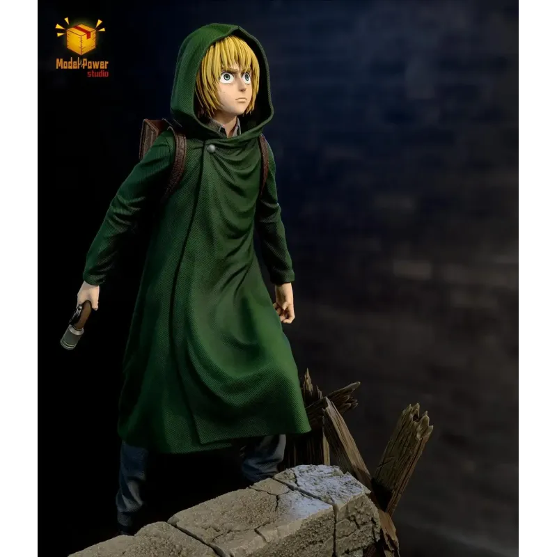 Attack On Titan The Basement Trio Mikasa & Armin & Eren Model Power Studio