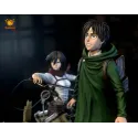 Attack On Titan The Basement Trio Mikasa & Armin & Eren Model Power Studio