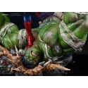 Marvel SpiderMan vs Hulk IRON Studio Pin Jiang