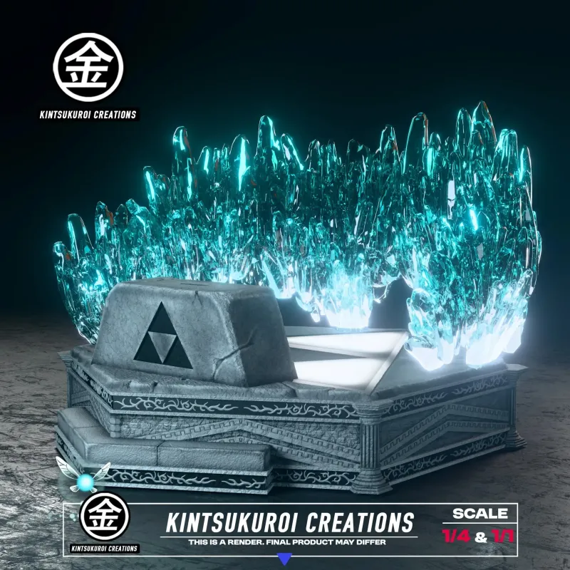 The Legend of Zelda Young Link Pulling Master Sword KINTSUKUROI CREATIONS