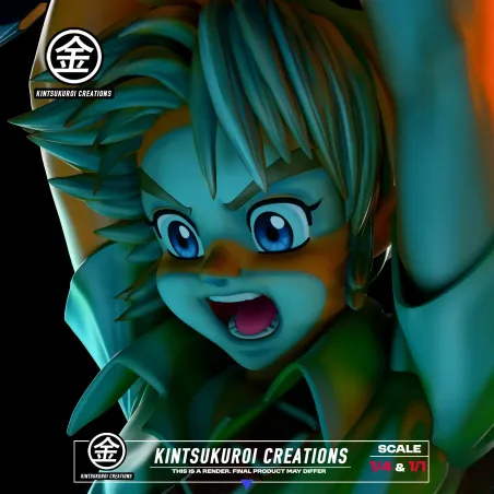The Legend of Zelda Young Link Pulling Master Sword KINTSUKUROI CREATIONS