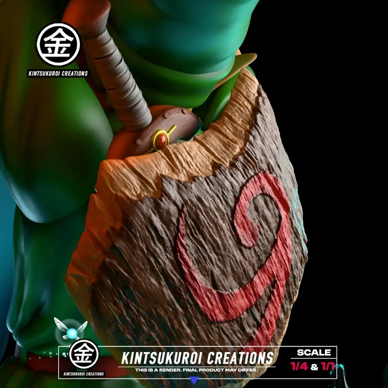 The Legend of Zelda Young Link Pulling Master Sword KINTSUKUROI CREATIONS