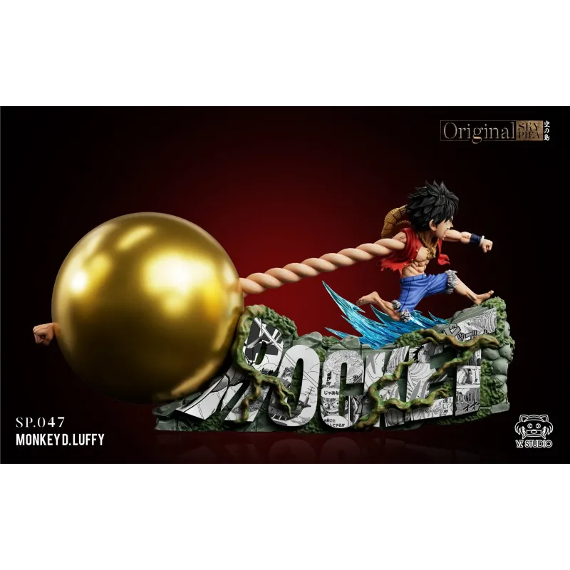 One Piece Skypiea Arc Luffy Golden Rifle WCF YZ Studio