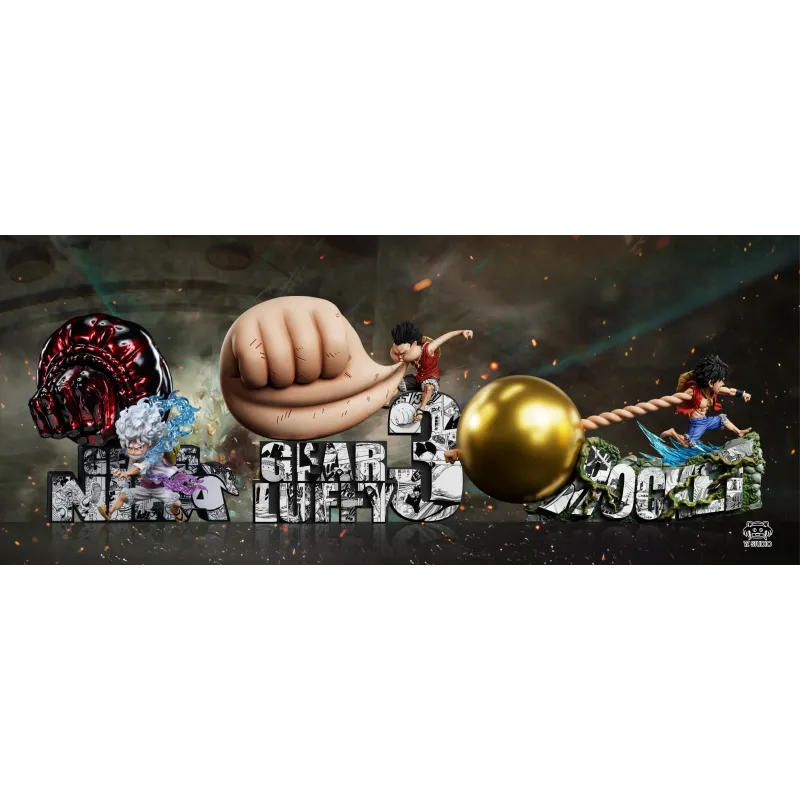 One Piece Skypiea Arc Luffy Golden Rifle WCF YZ Studio