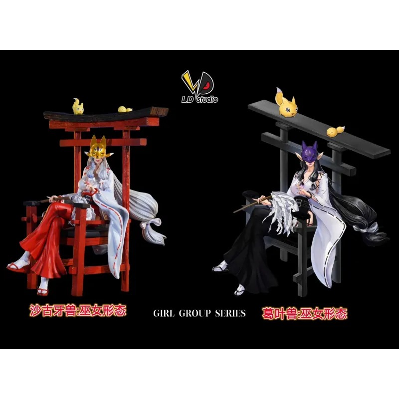 Digimon Sakuyamon & Kuzuhamon Miko Mode LD Studio