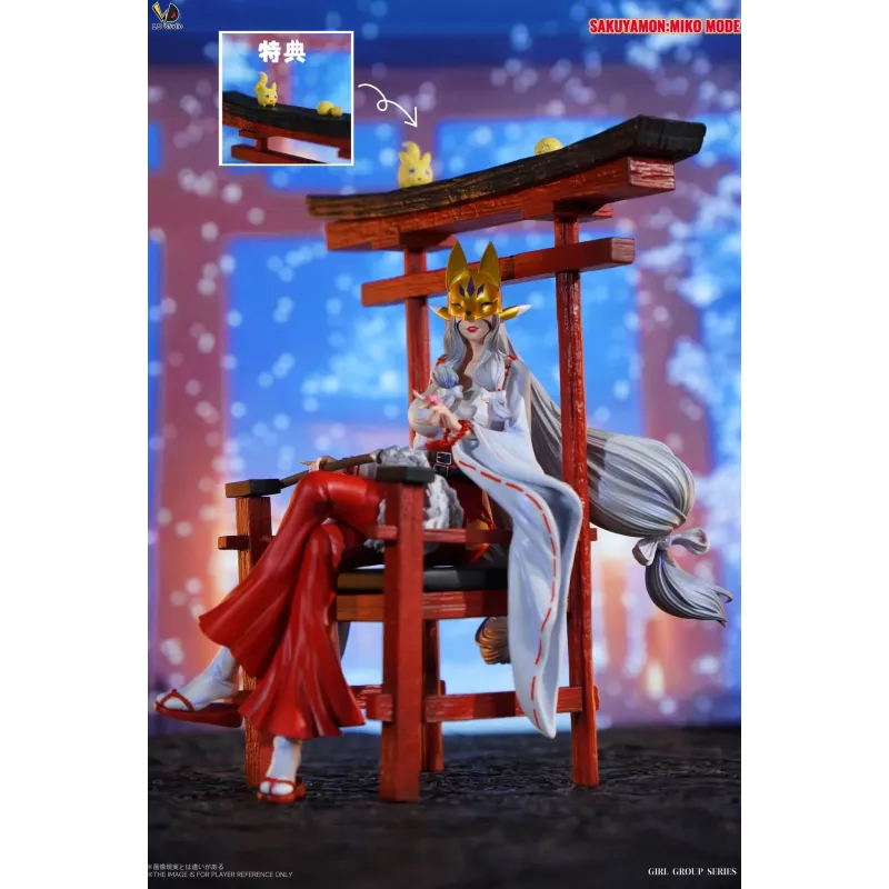 Digimon Sakuyamon & Kuzuhamon Miko Mode LD Studio