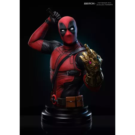 Marvel Deadpool Bust Pin Jiang Iron Studio