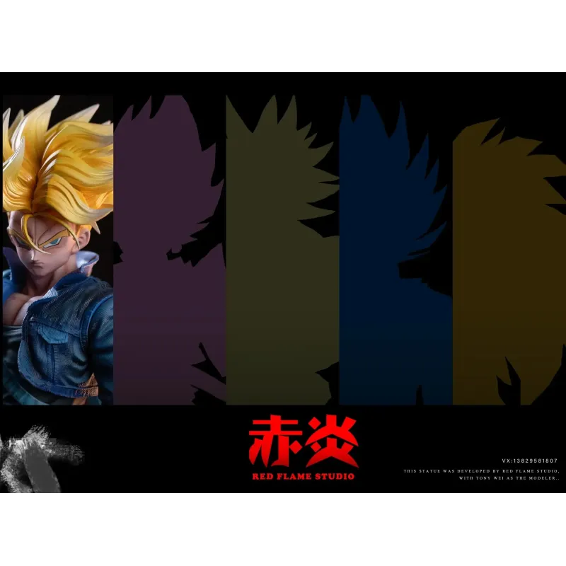 Dragon Ball Z Trunks Red Flame Studio