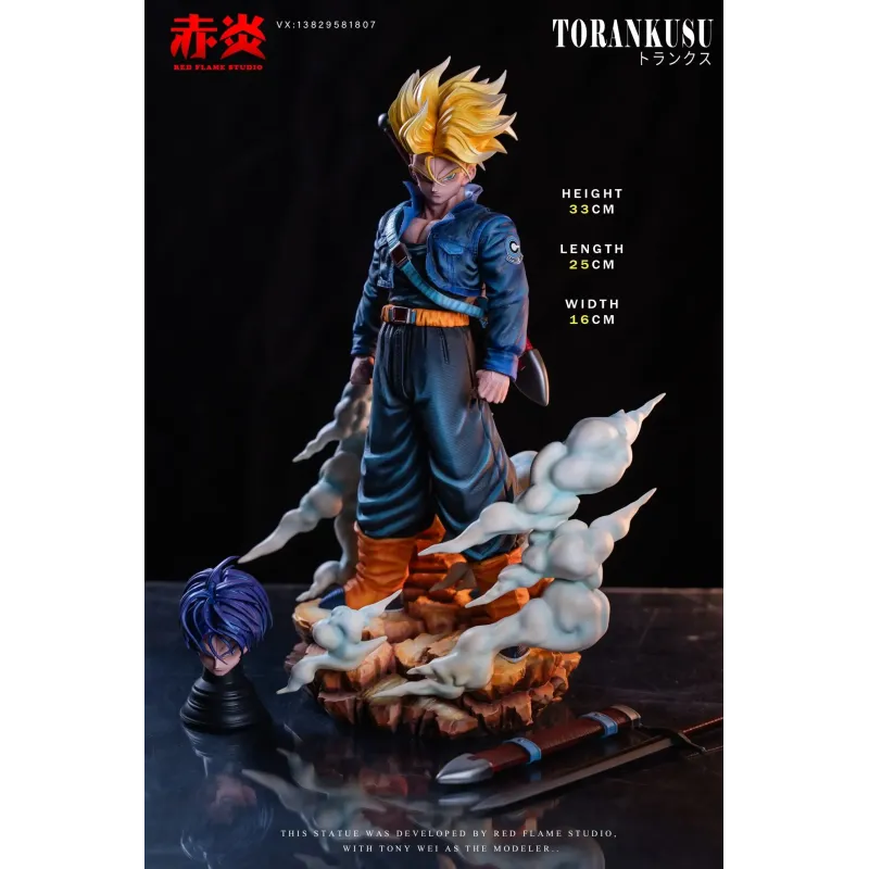 Dragon Ball Z Trunks Red Flame Studio