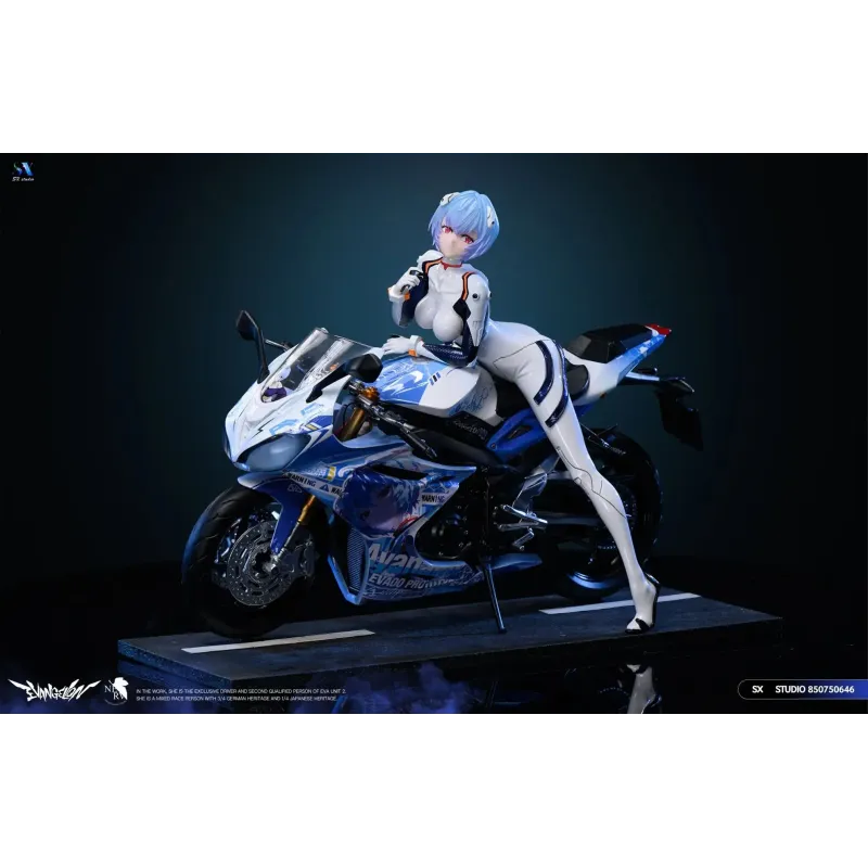 Neon Genesis Evangelion Motorcycle Girl Ayanami Rei SX Studio
