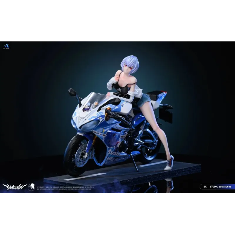 Neon Genesis Evangelion Motorcycle Girl Ayanami Rei SX Studio