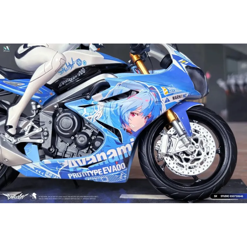 Neon Genesis Evangelion Motorcycle Girl Ayanami Rei SX Studio
