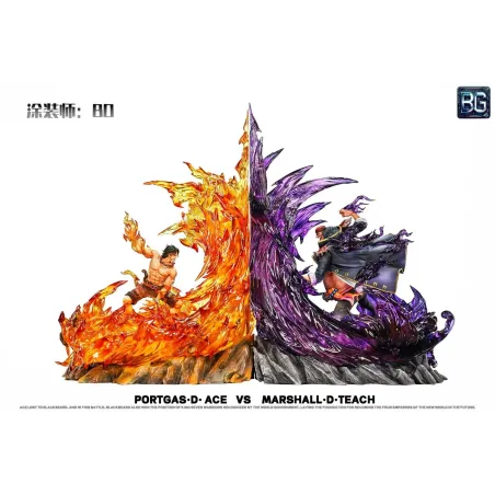 One Piece Portgas D Ace vs Marshall D Teach BG Studio