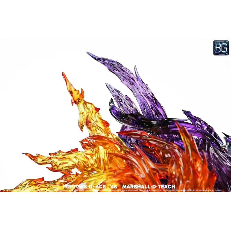 One Piece Portgas D Ace vs Marshall D Teach BG Studio
