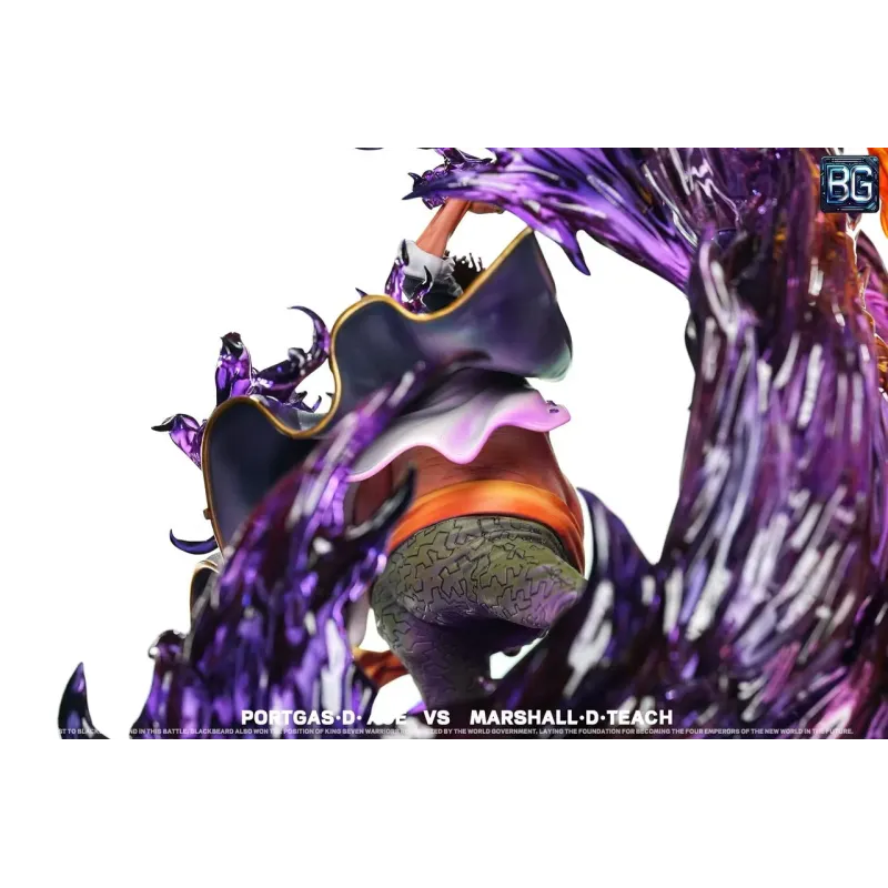 One Piece Portgas D Ace vs Marshall D Teach BG Studio