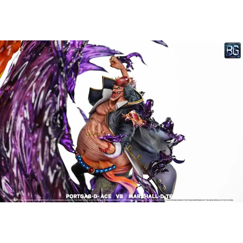 One Piece Portgas D Ace vs Marshall D Teach BG Studio