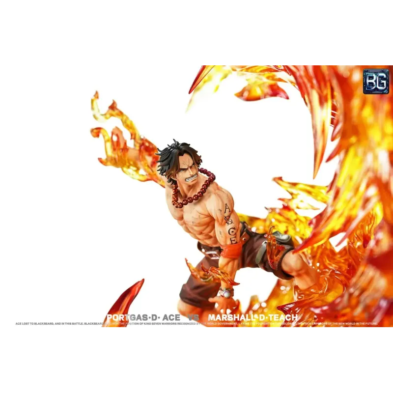 One Piece Portgas D Ace vs Marshall D Teach BG Studio