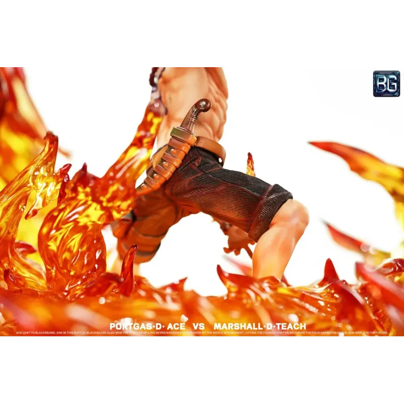One Piece Portgas D Ace vs Marshall D Teach BG Studio