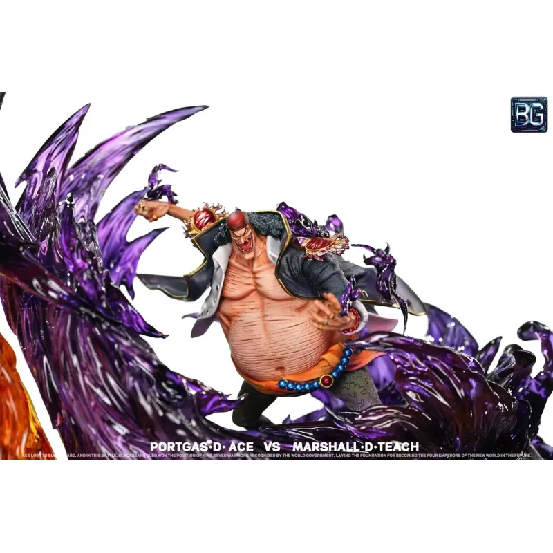 One Piece Portgas D Ace vs Marshall D Teach BG Studio