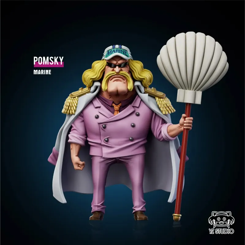 One Piece Marine 44 Marine Vice Admiral Pomsky WCF YZ Studio