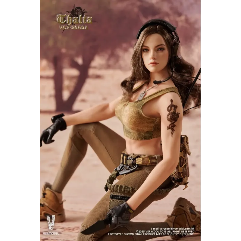 Original Character Desert female soldier Thalia VERYCOOL