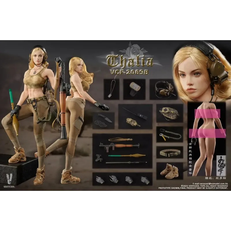 Original Character Desert female soldier Thalia VERYCOOL