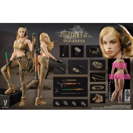 Original Character Desert female soldier Thalia VERYCOOL