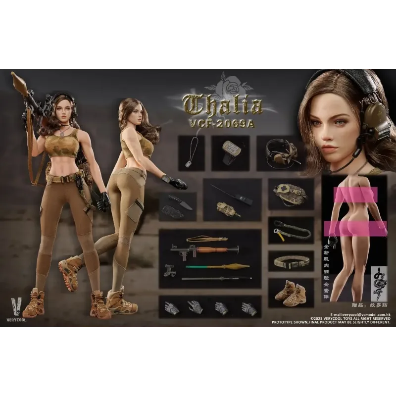 Original Character Desert female soldier Thalia VERYCOOL