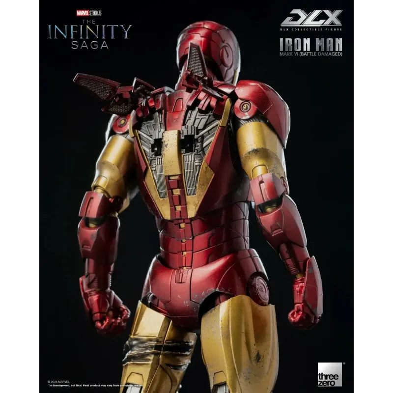 Marvel Studios The Infinity Saga DLX Iron Man Mark 6 Battle Damaged Ver Threezero