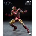 Marvel Studios The Infinity Saga DLX Iron Man Mark 6 Battle Damaged Ver Threezero