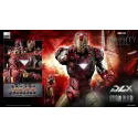 Marvel Studios The Infinity Saga DLX Iron Man Mark 6 Battle Damaged Ver Threezero