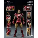 Marvel Studios The Infinity Saga DLX Iron Man Mark 6 Battle Damaged Ver Threezero