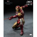 Marvel Studios The Infinity Saga DLX Iron Man Mark 6 Battle Damaged Ver Threezero