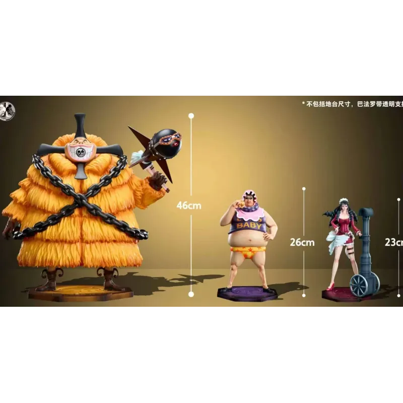 One Piece Buffalo & Senor Pink & Baby 5 Clone Studio