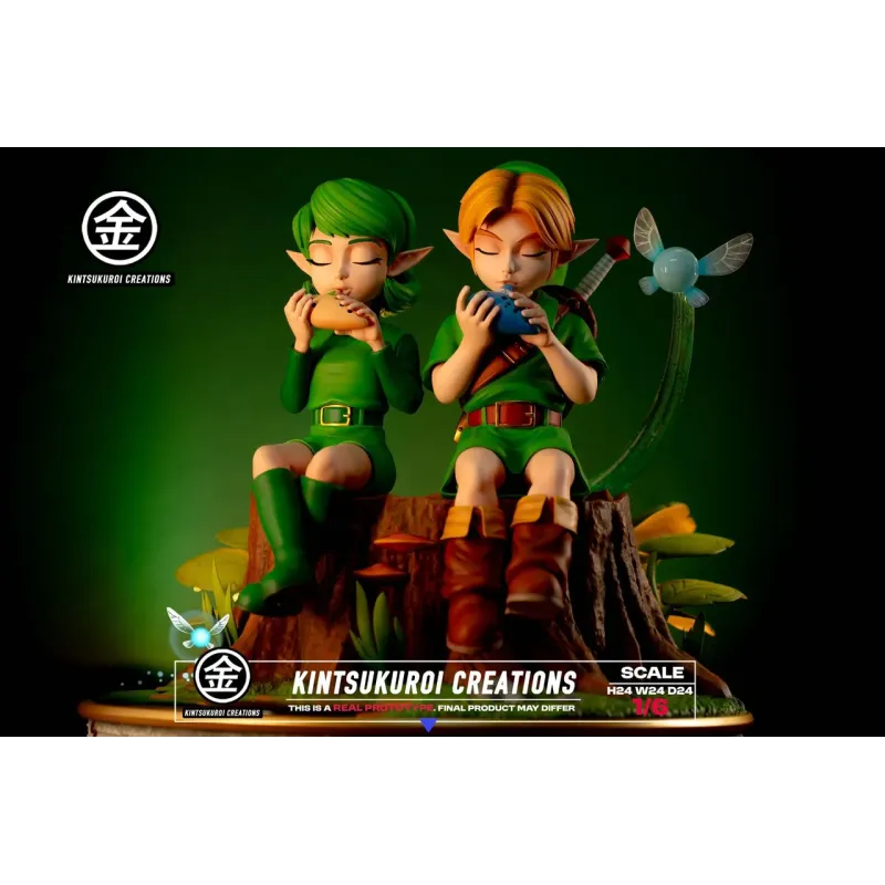 The Legend of Zelda Link & Saria Kintsukuroi Creations