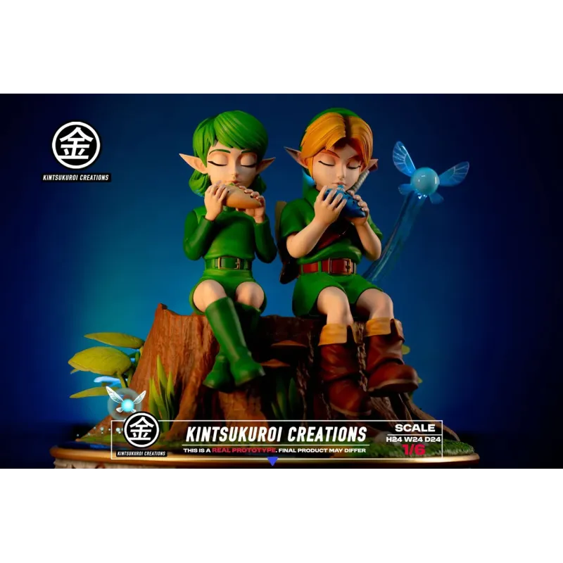 The Legend of Zelda Link & Saria Kintsukuroi Creations