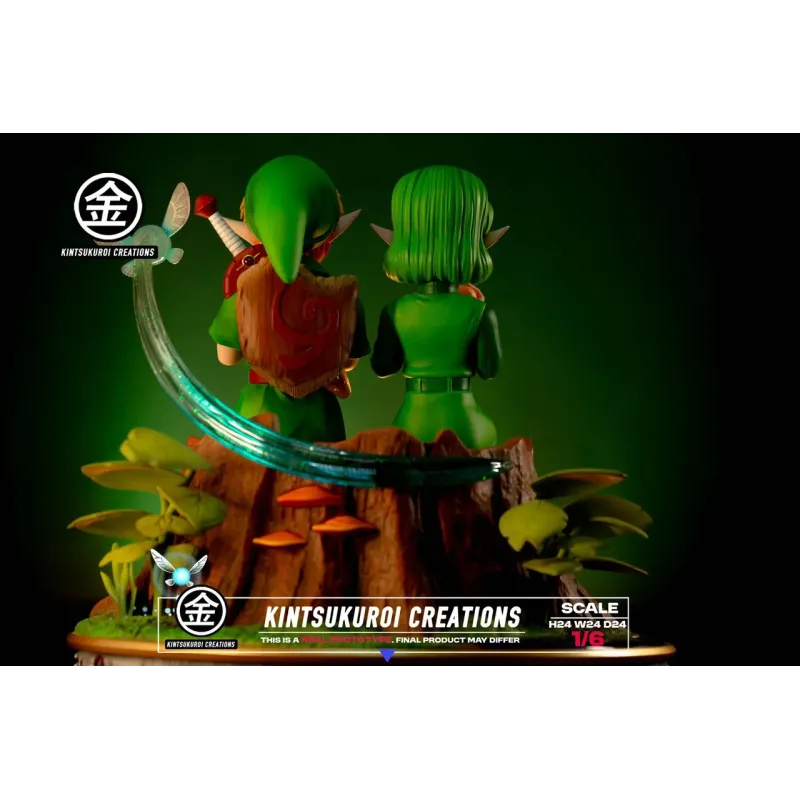 The Legend of Zelda Link & Saria Kintsukuroi Creations