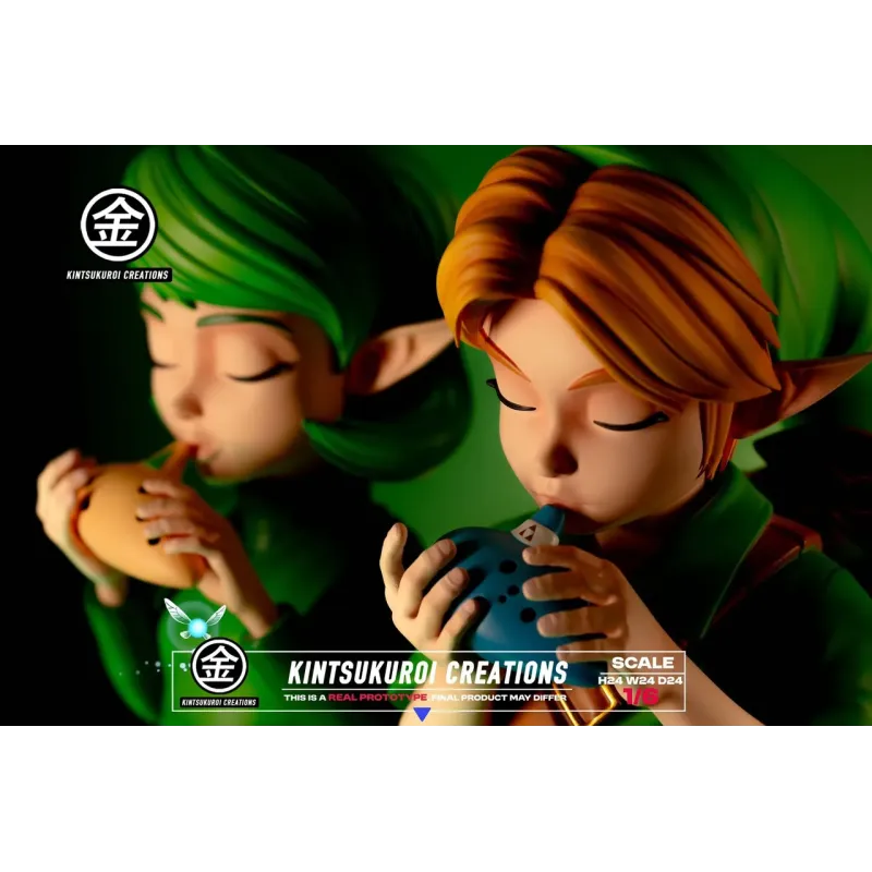 The Legend of Zelda Link & Saria Kintsukuroi Creations