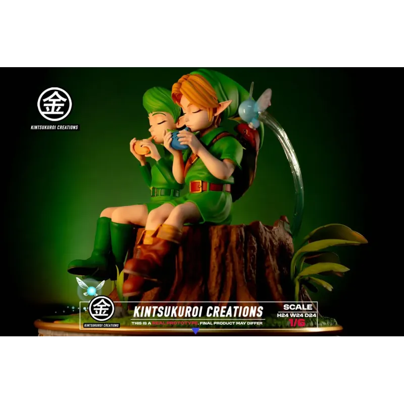The Legend of Zelda Link & Saria Kintsukuroi Creations