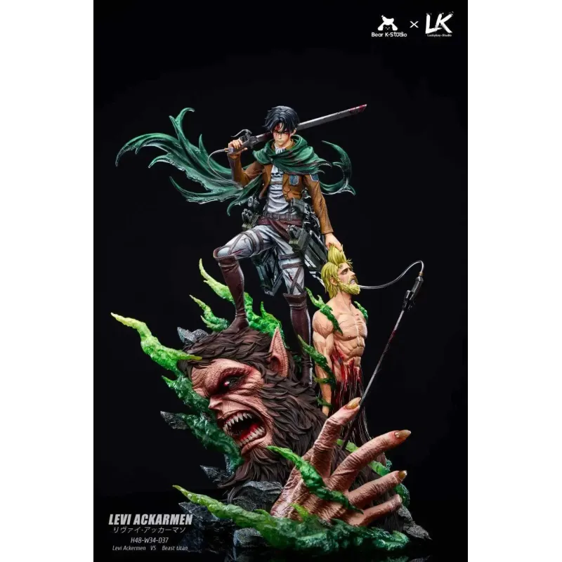 Attack on Titan Levi vs Zeke BK Studio × LK Studio