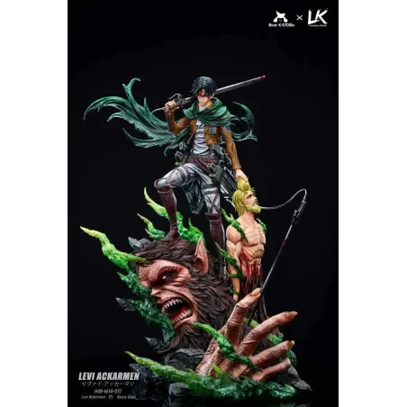 Attack on Titan Levi vs Zeke BK Studio × LK Studio