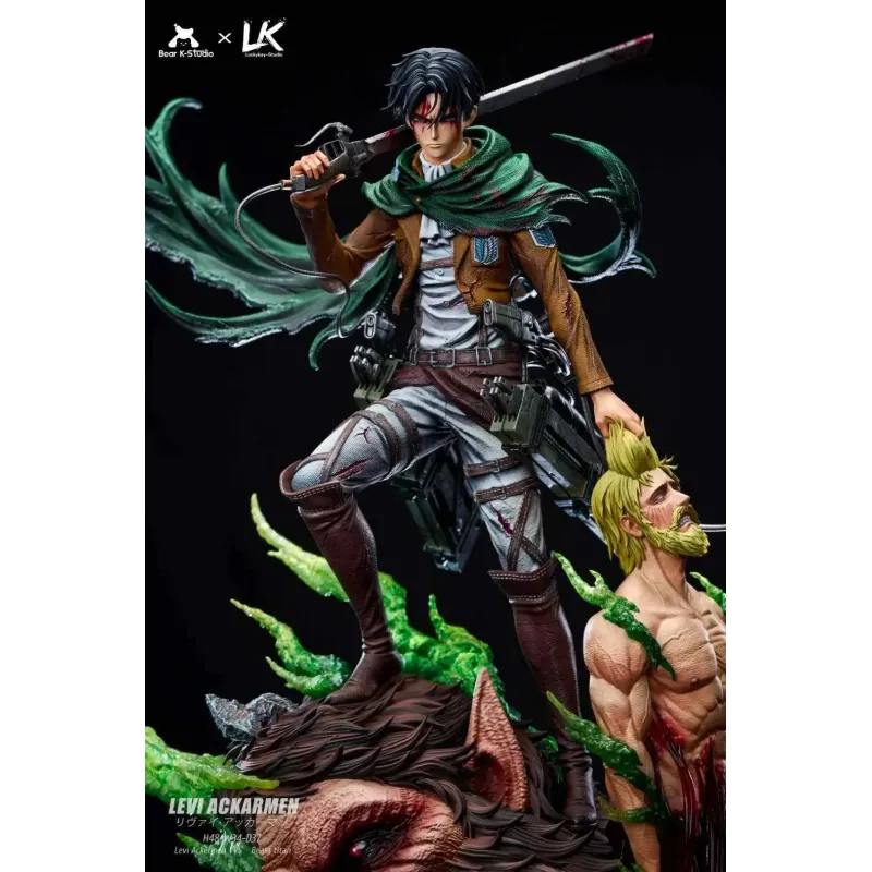 Attack on Titan Levi vs Zeke BK Studio × LK Studio