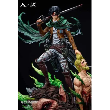Attack on Titan Levi vs Zeke BK Studio × LK Studio