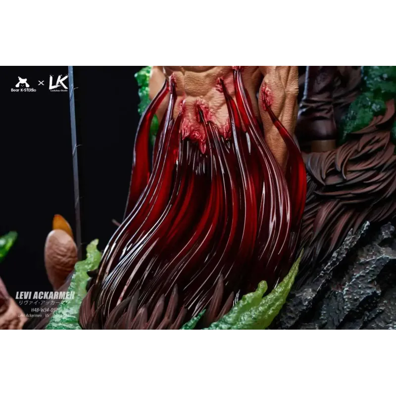 Attack on Titan Levi vs Zeke BK Studio × LK Studio