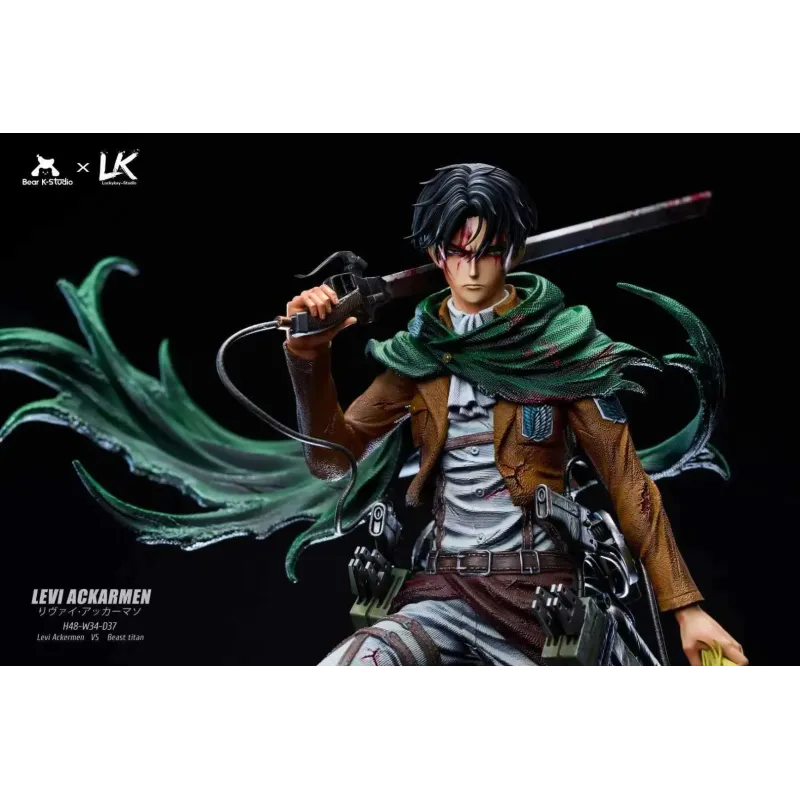 Attack on Titan Levi vs Zeke BK Studio × LK Studio