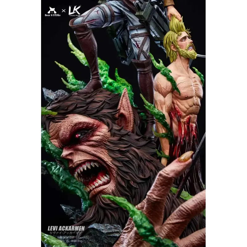 Attack on Titan Levi vs Zeke BK Studio × LK Studio