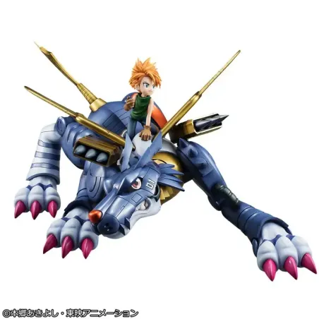 Digimon MetalGarurumon & Yamato Ishida Megahouse